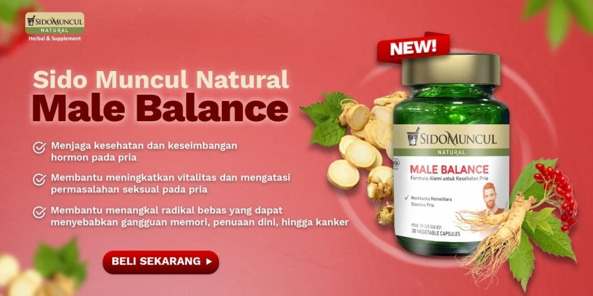 Manfaat Sido Muncul Natural Male Balance untuk Kesehatan 3 Manfaat Sido Muncul Natural Male Balance untuk Kesehatan