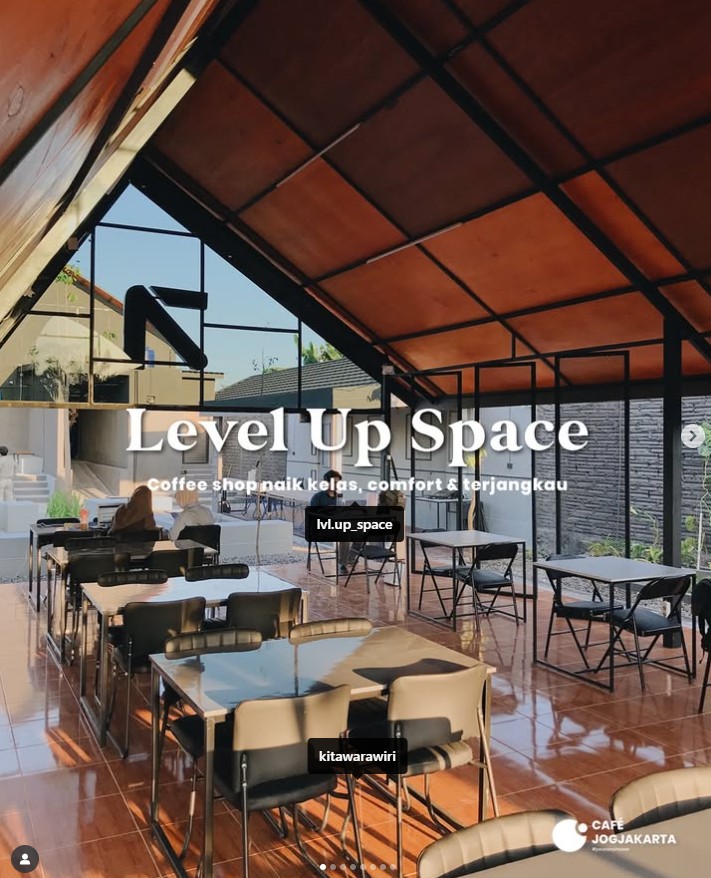 Solusi Nugas Terbaik! Lvl Up Coffee Jogja: Review Kafe Estetik Belakang JCM, Wifi Kenceng & Harga nya Gila Mulai 14K! 1 lvl up coffee